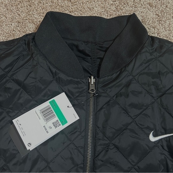 Nike Sportswear Women's Reversible Bomber Jacket Black XL - Picture 7 of 14